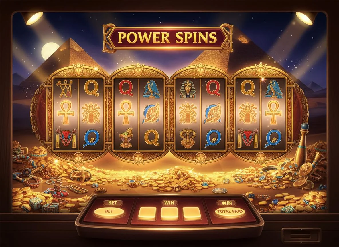 Lucky Pharaoh Power Spins Feature